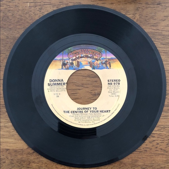 Donna Summer Vinyl 45 Record Hot Stuff - Picture 4 of 4